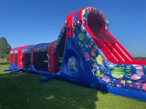 40ft (2 part )Obstacle Course with 10ft slide