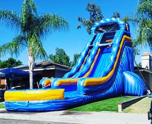 Water slide rental for a warm weather Lake Elsinore California event