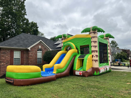 19 ft Dual Lane Water Slide #2  Louisville Bounce House Rentals