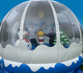 Giant Snow Globe Outdoors