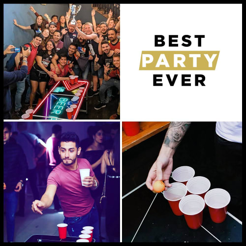 Beer Pong Table with LED lights - Bouncy Castle Hire in Buckinghamshire,  Berkshire, Middlesex and Oxfordshire