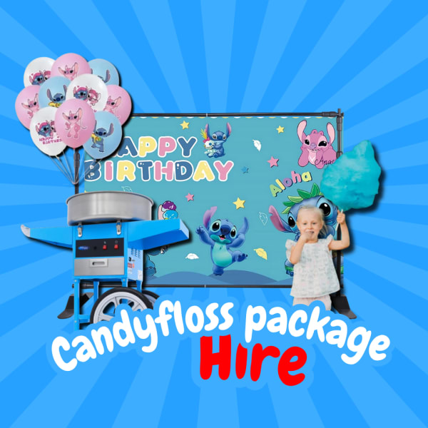 Stitch candyfloss package