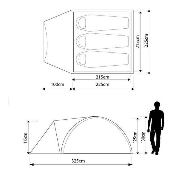 Eurohike cairns 3 deluxe tent sale