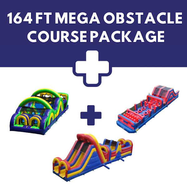 164 ft Mega Obstacle Course Package