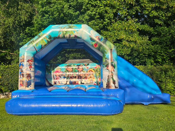 Pirate Bouncy Castle and Slide Combo hire Edenbridge