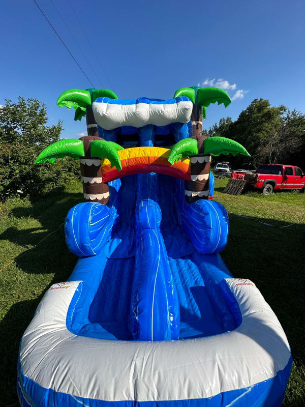 15ft Dual Water Slide  Louisville Bounce House Rentals