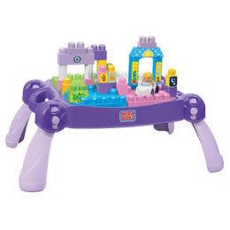 Pink mega blocks table clearance