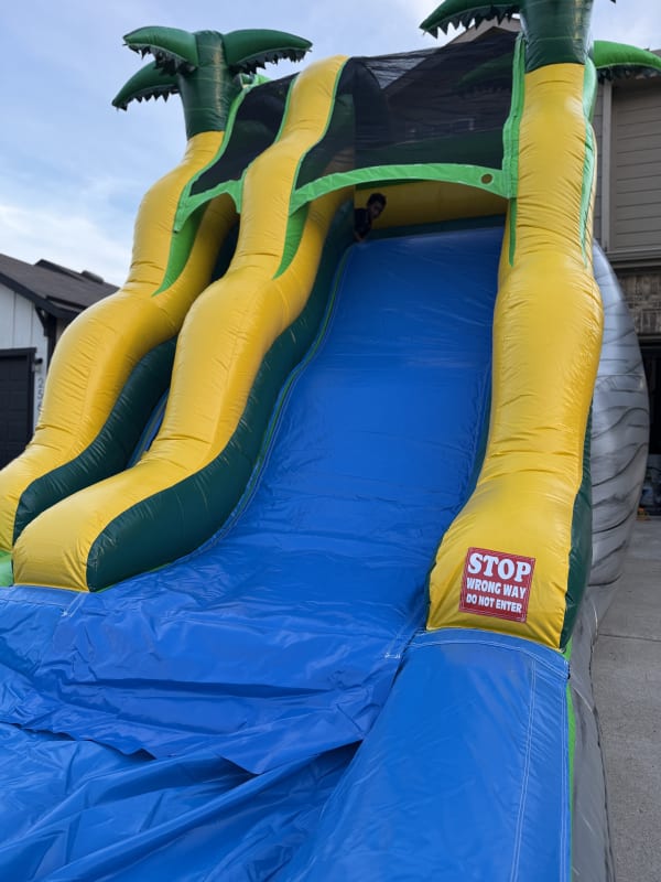 18' Tropical Water Slide