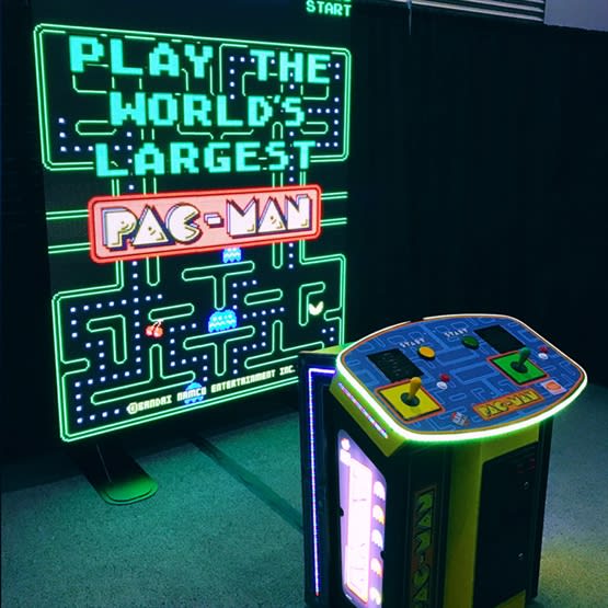 Giant Pacman Arcade Game Arcade1up Pac Man Deluxe Arcade Machine