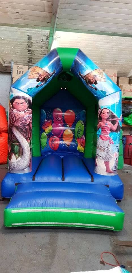 Moana Bouncy Castle 8ft X 12ft Bouncy Castle Hire In Lancashire