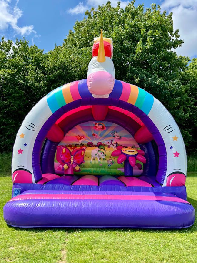 3D Unicorn Bouncy Castle hire in Lewes