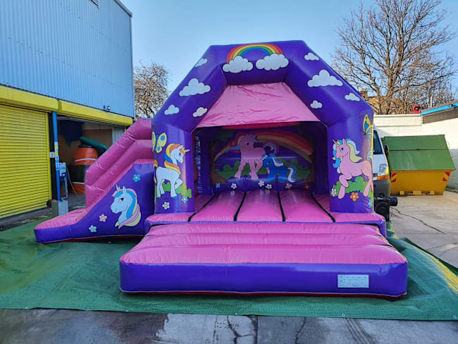 Unicorn Bounce and Slide Combo hire in Hadlow Down