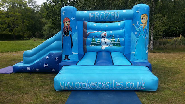Frozen Bounce and Slide Combo Bouncy Castle hire Ringmer