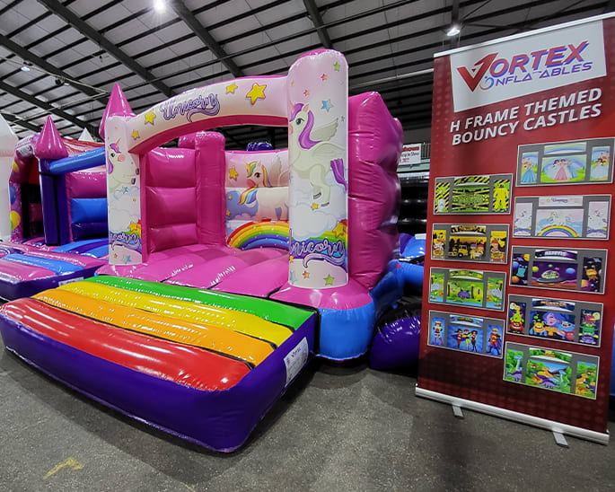 Inflatable Beat The Goal Keeper - Bouncy Castle Hire and soft play