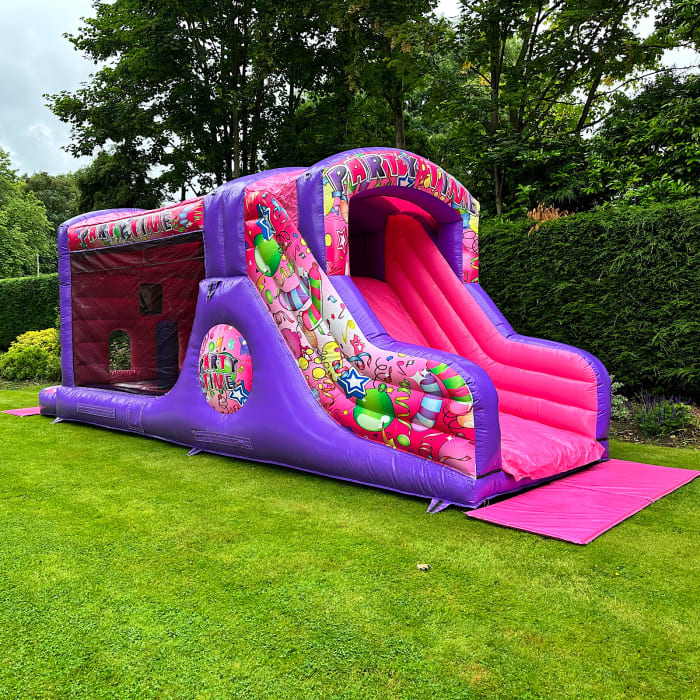 30ft Obstacle Assault Course Pink Fun Run