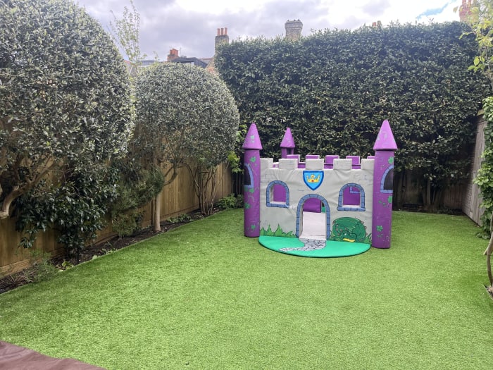 bouncy castle hire for garden party