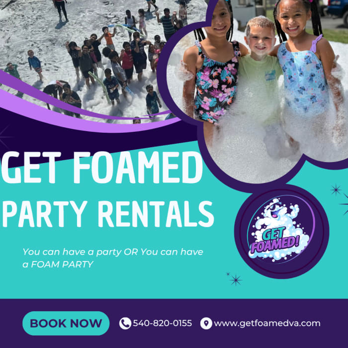 Get Foamed Party Rentals
