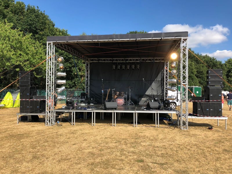 6x6m event stage hire in Sheffield