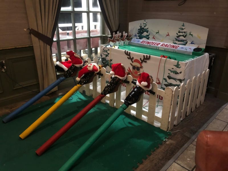 Reindeer Racing hire for Christmas events in Worksop