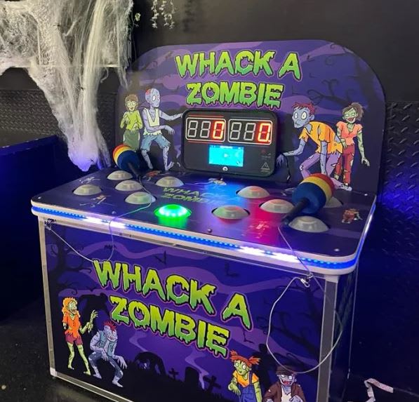 Whack a Zombie game hire for Halloween events in Sheffield