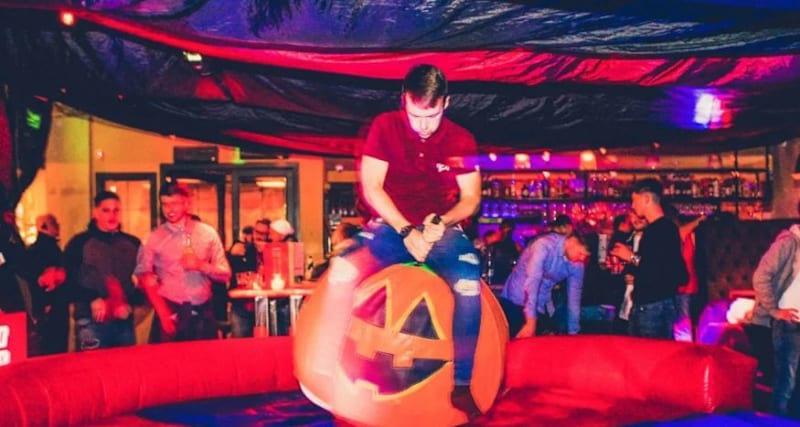 Rodeo Pumpkin ride hire for Halloween events in Rotherham