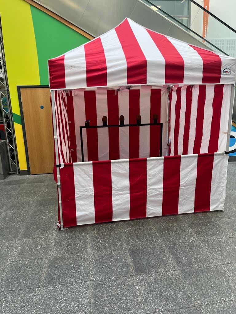 Coconut shy side stall hire for Halloween events in Birmingham