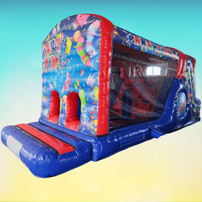 Party Time Fun Run obstacle course for hire in Moseley