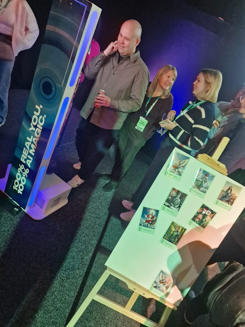 AI photo booth hire for Halloween events in Leeds
