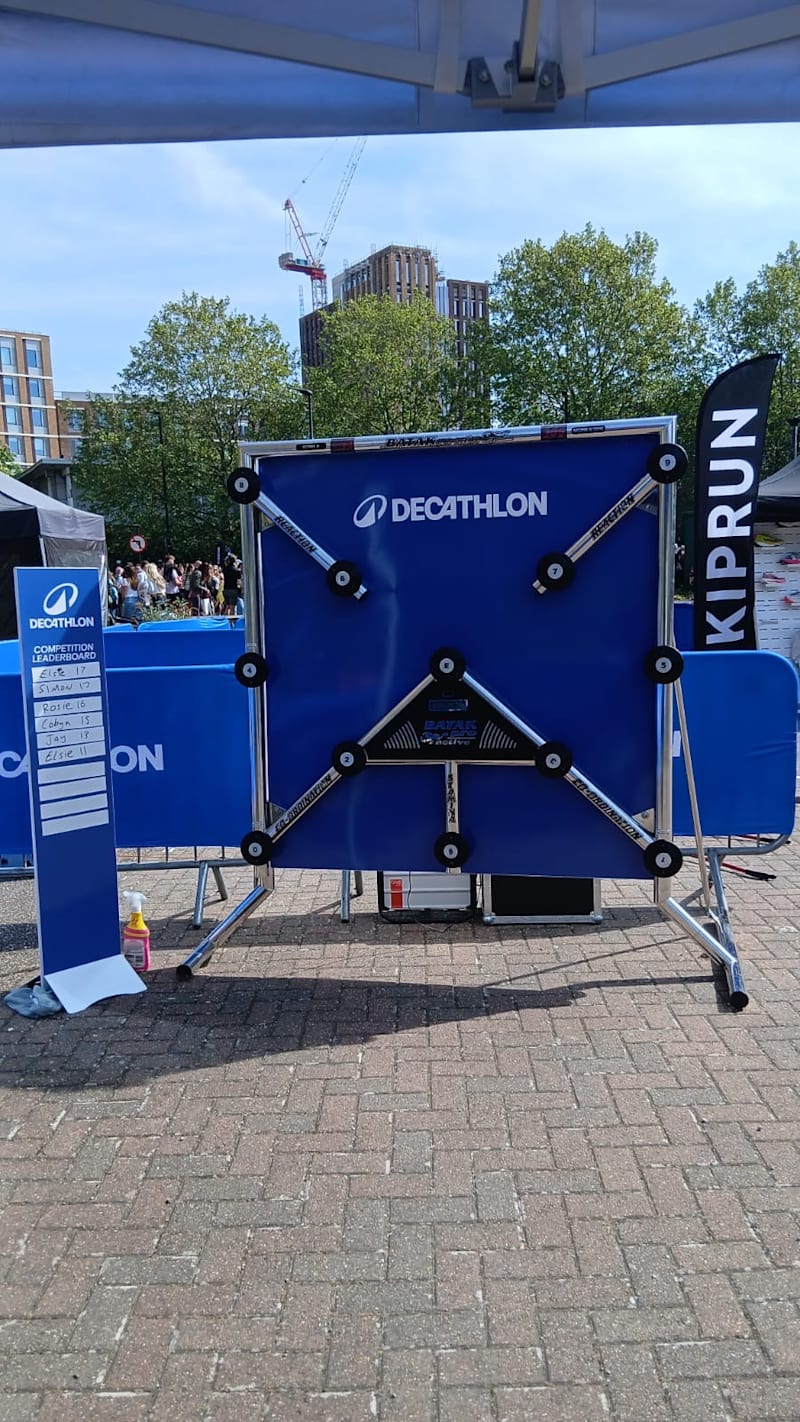 Batak Pro Reaction Game set up at a corporate event