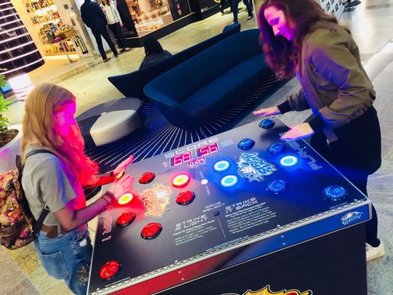 Strike a Light game on an exhibition stand in Hull