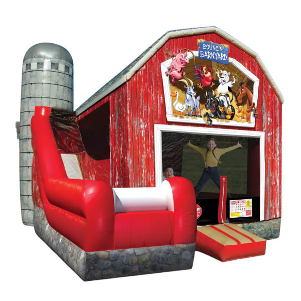 Product Bouncin' Barnyard - Bounce House with Slide image