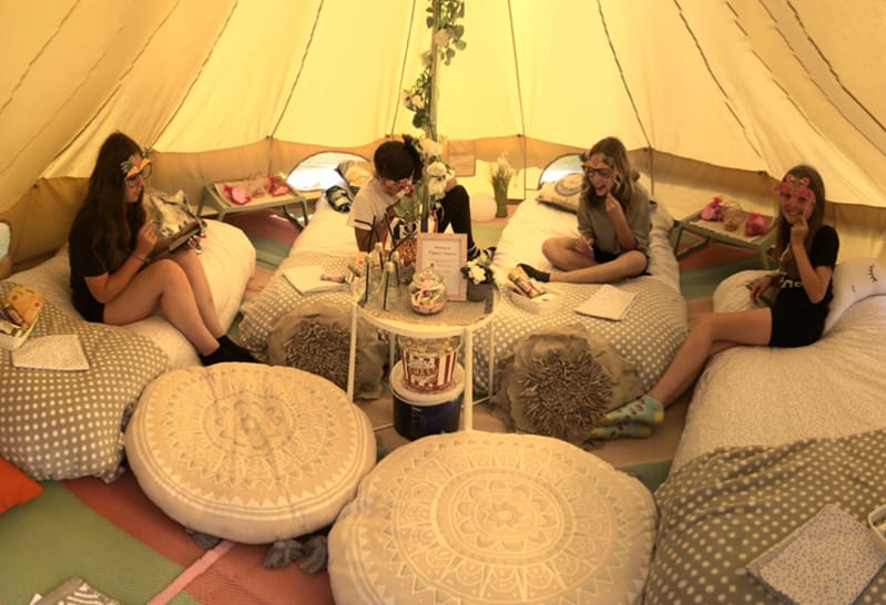 Bell tent party sale