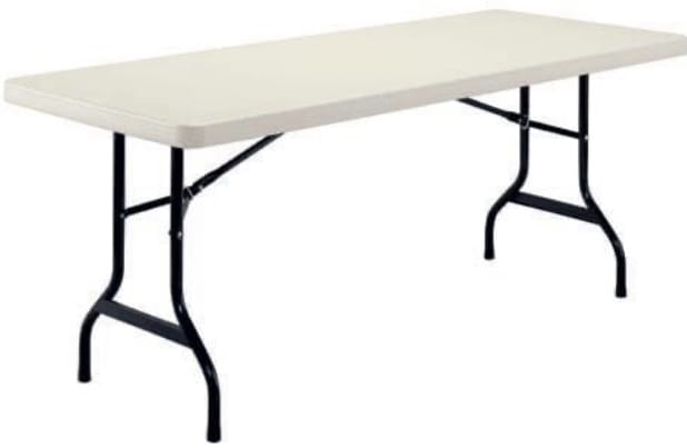 8 ft deals plastic table