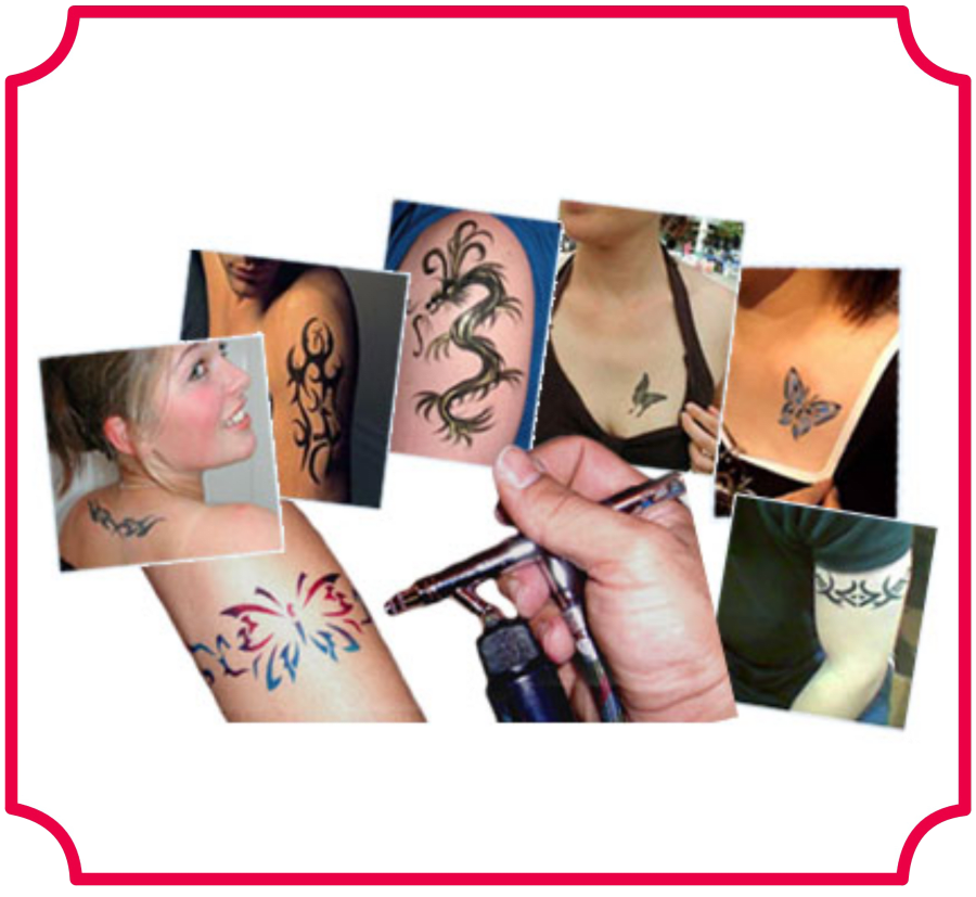 stoel koolstof toevoegen aan Airbrush Tattoo Artist - Per Hour - Event Entertainment rentals in Denver,  Colorado