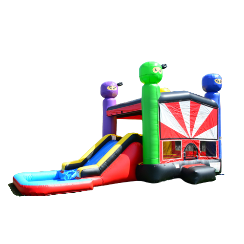 Ninja Water Slide Bounce House