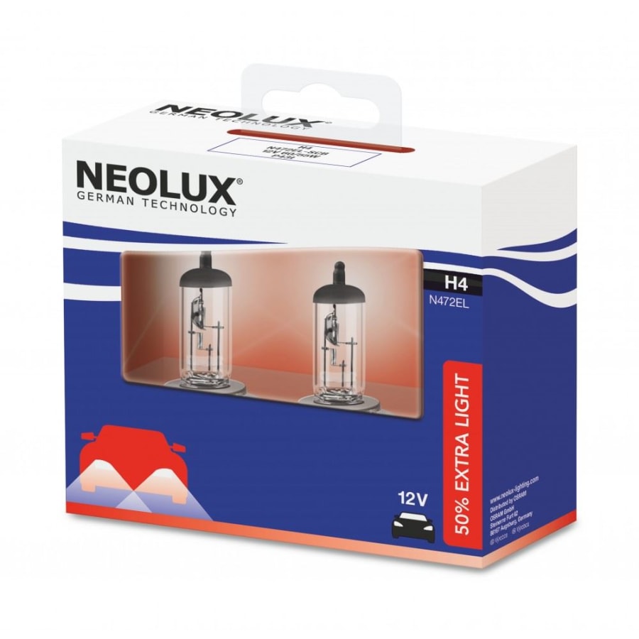 Lampadina per auto NEOLUX Blue Light H4 12 V