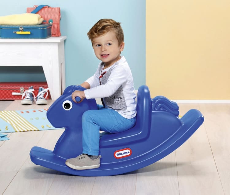 Plastic best sale rocking horses