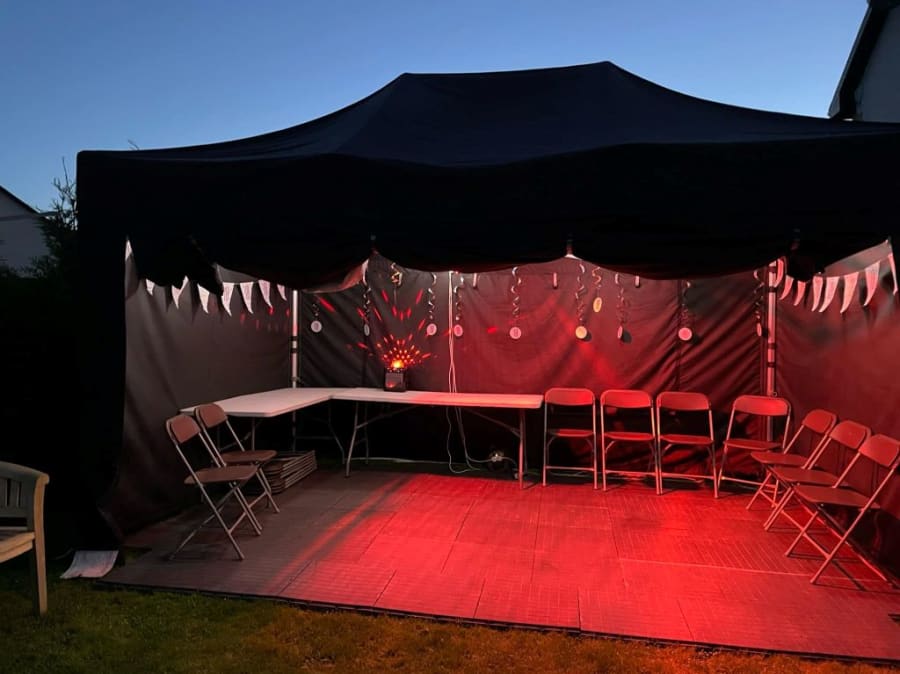 Hire gazebo best sale and heaters