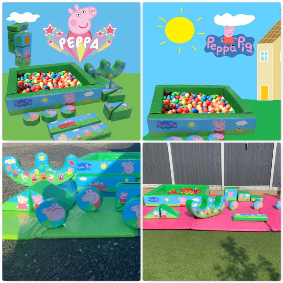 Peppa Pig Soft Play Hire  Bouncy Castles - Peppa Pig Bouncy Castle