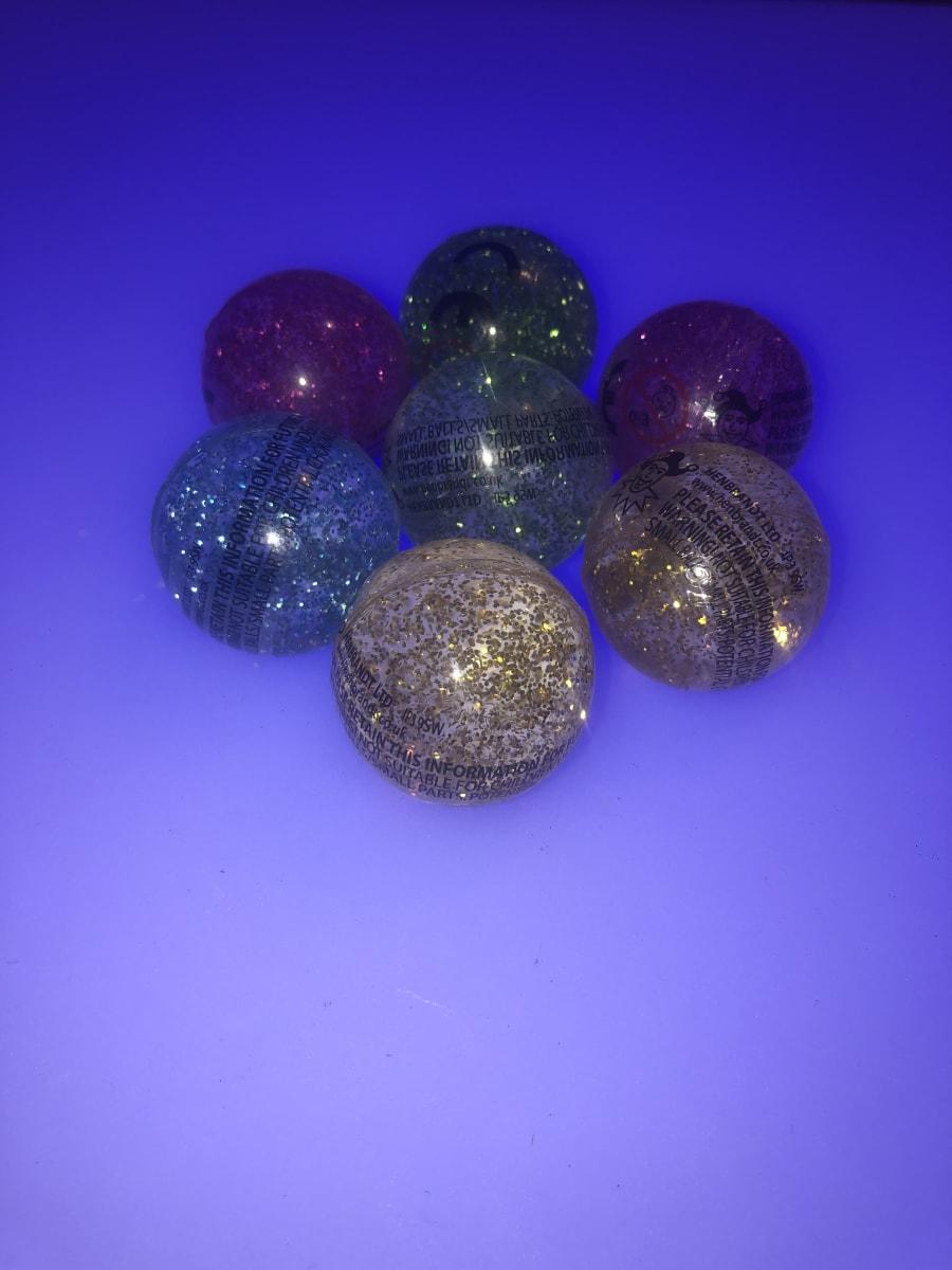 sensory glitter balls