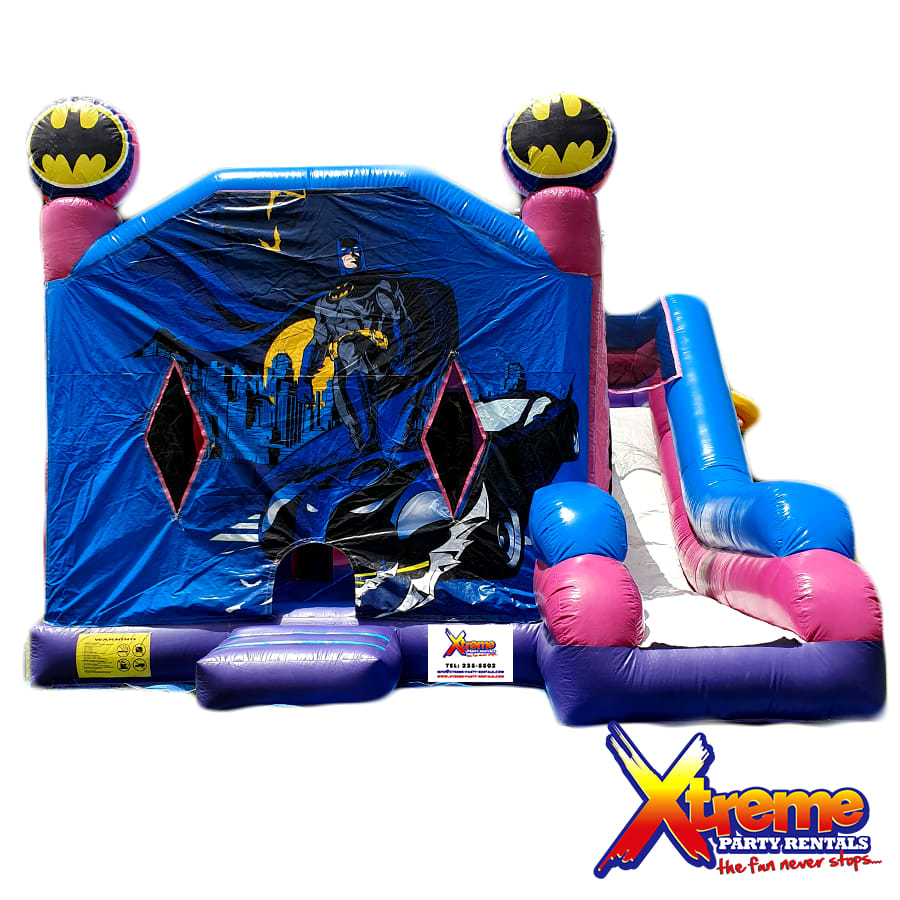 18' Batman Jump N' Slide - Bouncy Castle & Party Rentals in Bridgetown,  Barbados