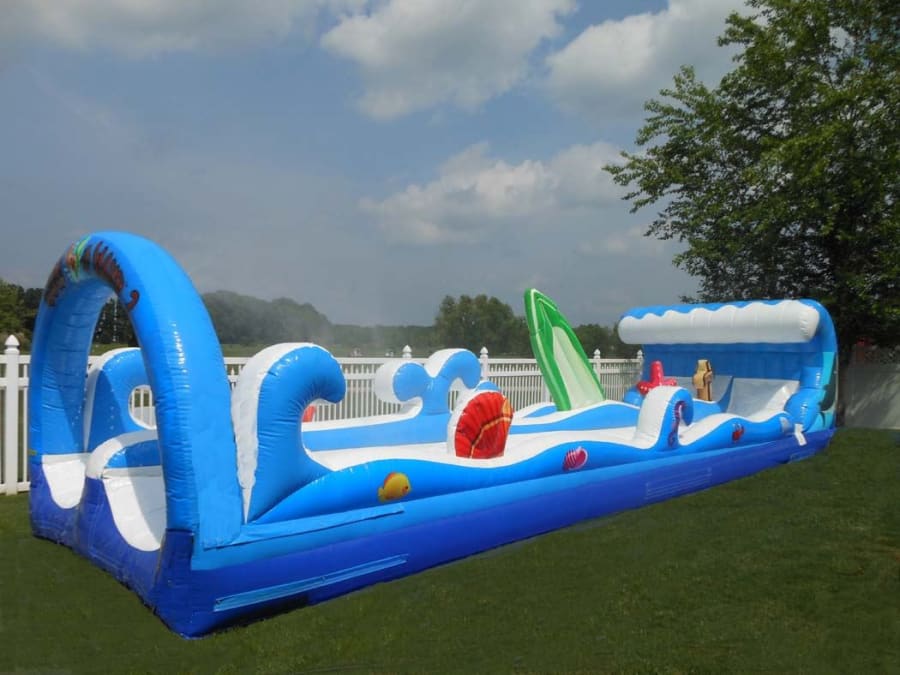 Slip N Slide Surf The Wave Bouncy Castle Hire In Wangara Wa