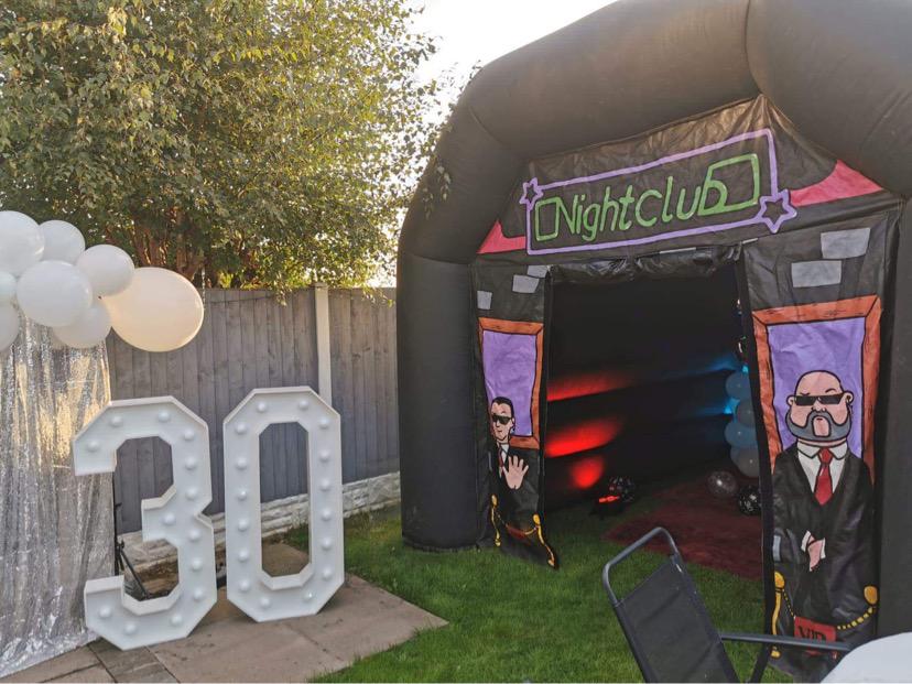 Inflatable Nightclub Hire Wakefield Area