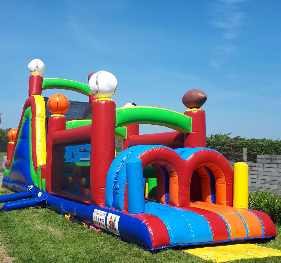 bouncy castle hire obstacle course
