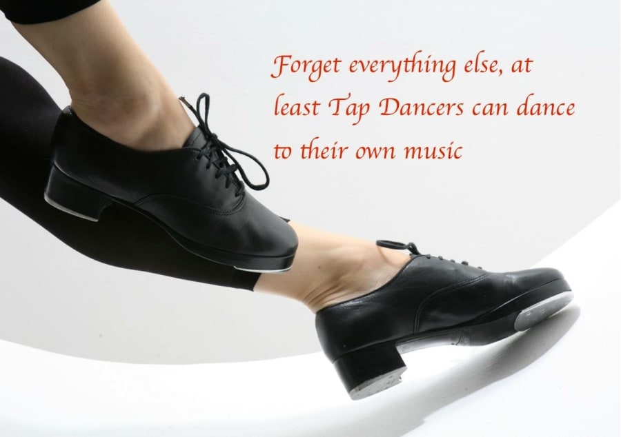 Adult tap dancing on sale shoes