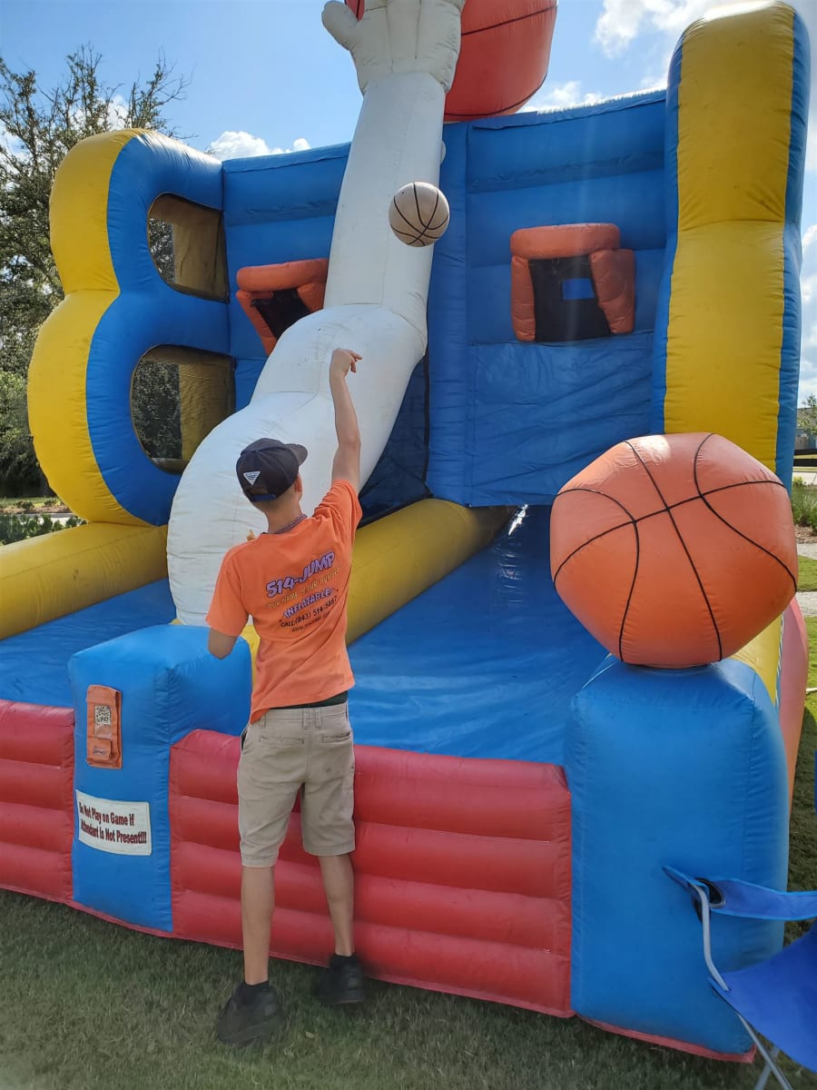 Bounce court on sale