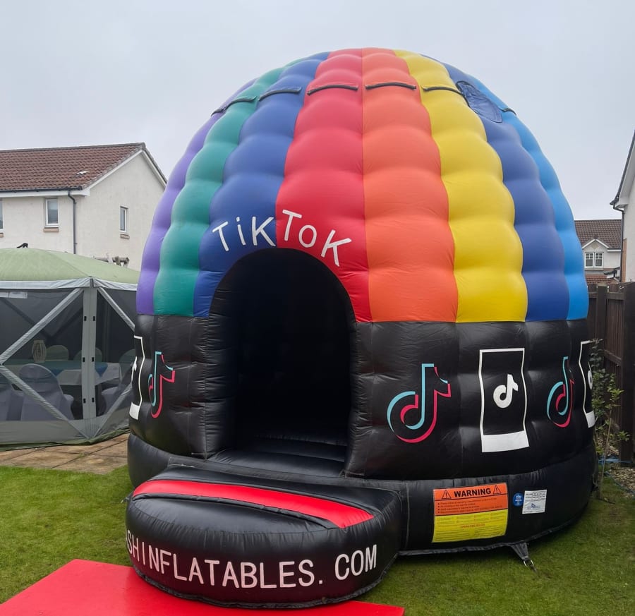 Inflatable Night Club( Red & Black) - Bouncy Castle Hire in Kilmarnock,  East Ayrshire