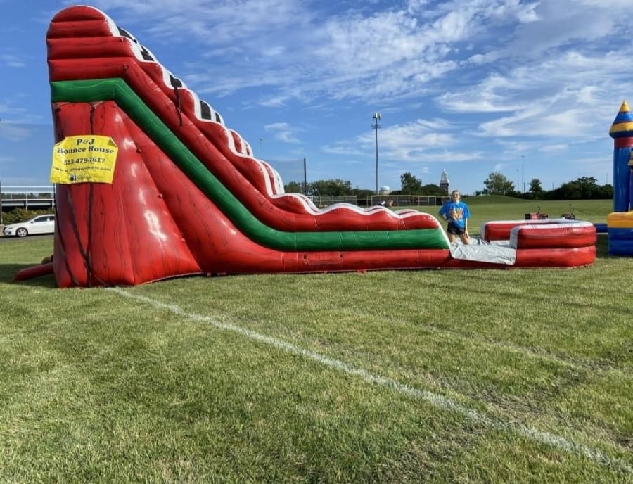 Skee Ball 2.0 with Scoring - 2 Player, 2 Lane Inflatable Arcade Game Rental, Cincinnati A-1 Amusement Party Rentals Inflatables Bouncehouse Games