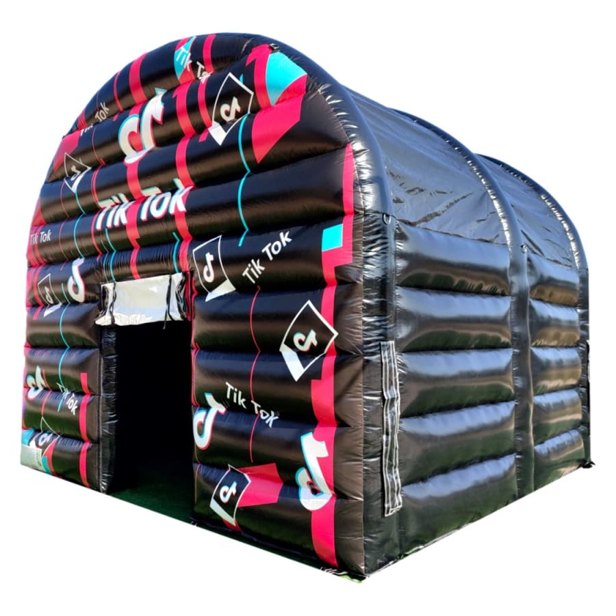 20FT Black Portable Inflatable Night Club Disco Mobile Inflatable Party  Tent