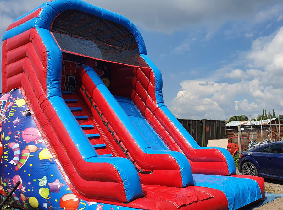 20ft Mega Slide Bouncy Castle Hire in Burton on Trent